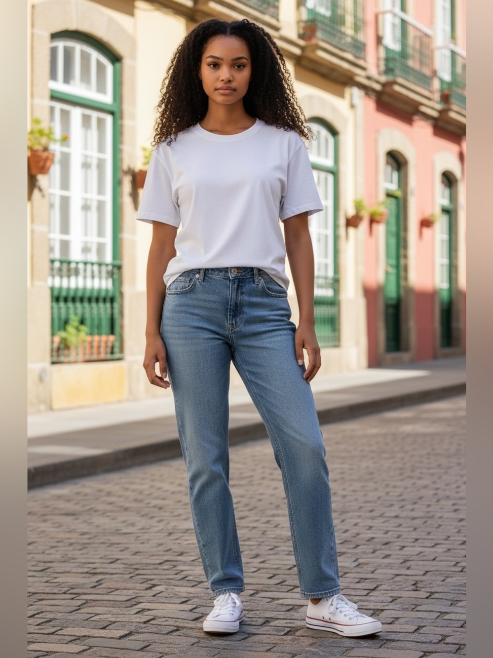 GAP Women's Straight-Leg Jeans in Light Blue Denim Size 14/32